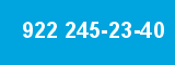 922 245-23-40